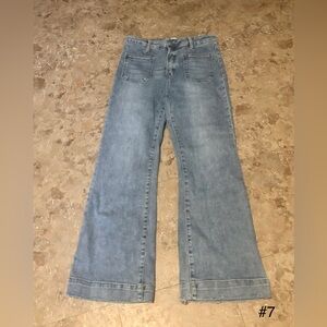 Risen Jeans
Stylish Light Blue Flare Jeans
